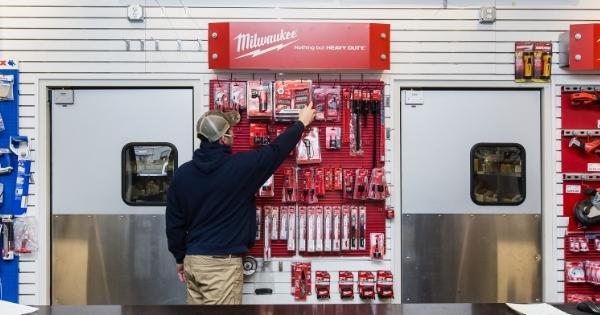 Milwaukee tool display