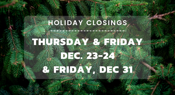 holiday closings